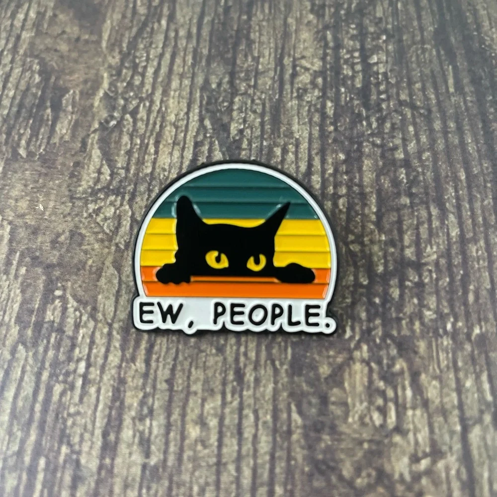 Ew, People 1 Inch Enamel Pin